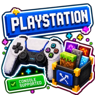 Minecraft on PlayStation with texture packs